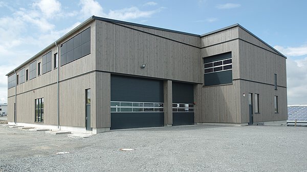 Produktionshalle Neustadt Neubau Produktionshalle Zimmerei Heinlein
